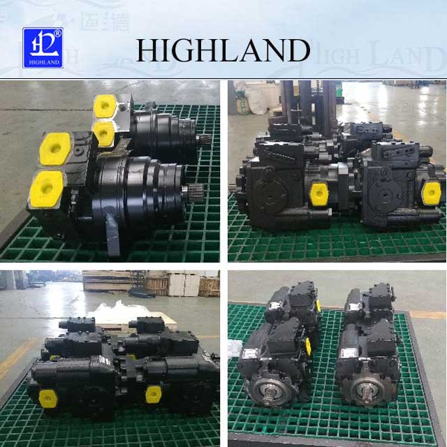 Agricultural machinery hydraulic pump system