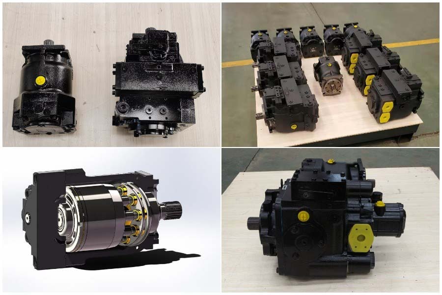 Discharge capacity of an axial piston hydraulic pump