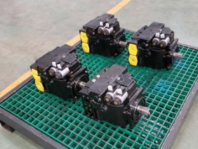 Hydraulic piston pump control