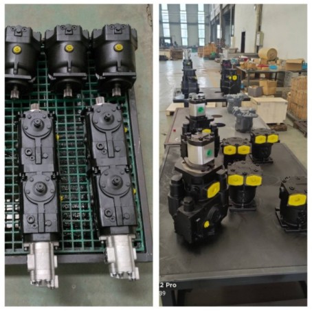 Wet spray machine Hydraulic motor pump system higher reliability