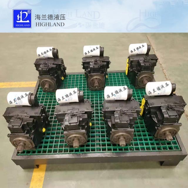 Mixer truck hydraulic pump