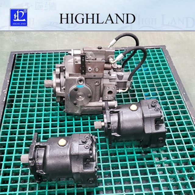 Underground mining truck hydraulic pump