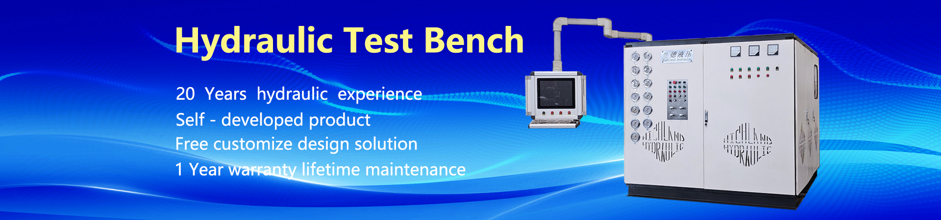 hydraulic test bench