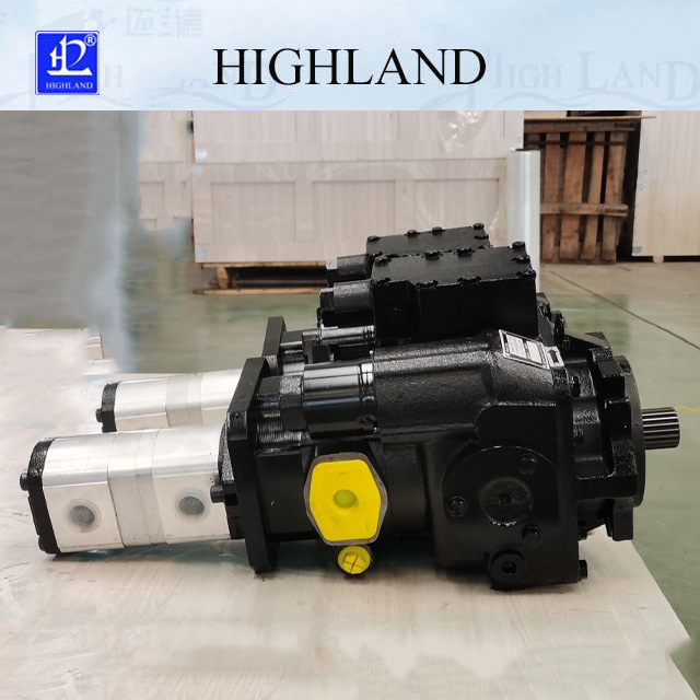 Combine Harvester Hydraulic Motor Pump System Small Footprint