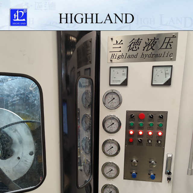 high oil filtration accuracy hydraulic motor test bench