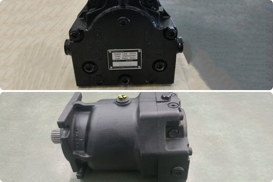 Harvester hydraulic motor