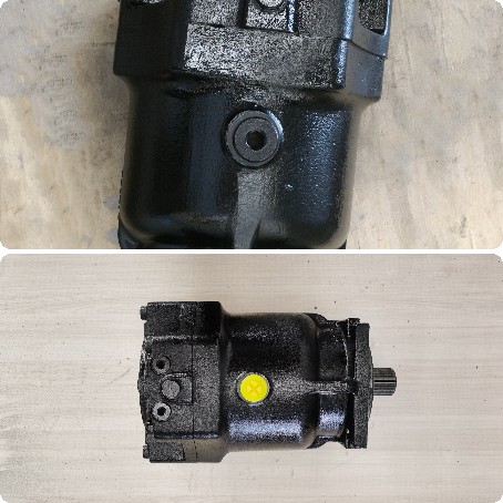 Proportional control hydraulic oil pump motor