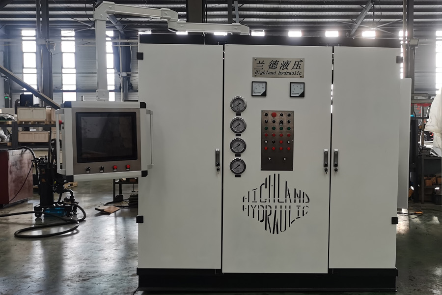 clear pipe connection hydraulic pump motor test bench