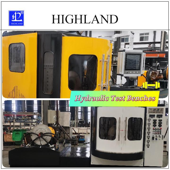 hydraulic test bench clear pipe connect