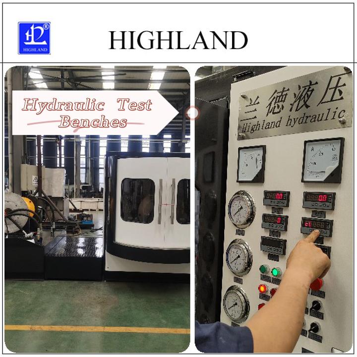 hydraulic test bench clear pipe connect