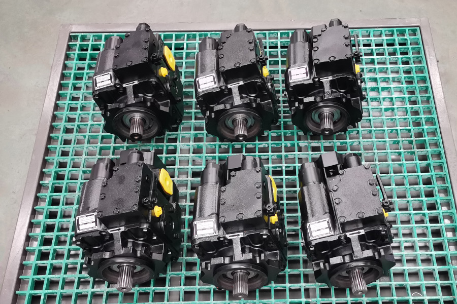 Overload test hydraulic oil pump