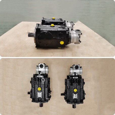 Series connectable pump hydraulic transmission system