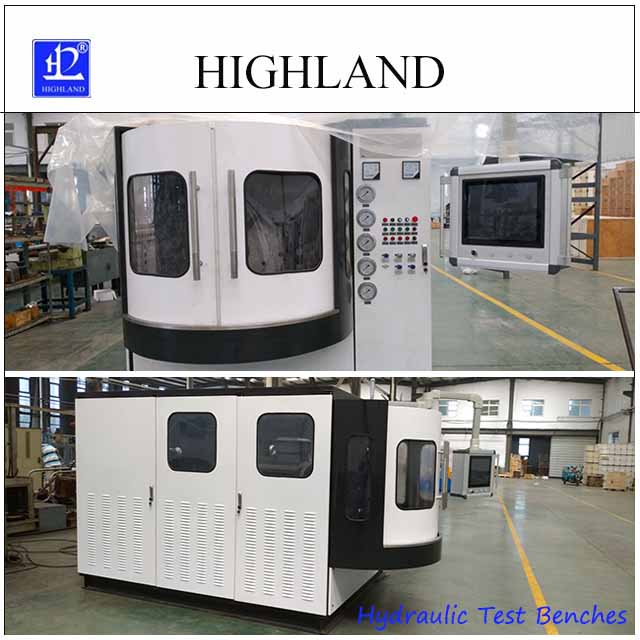 hydraulic test bench clear pipe connect