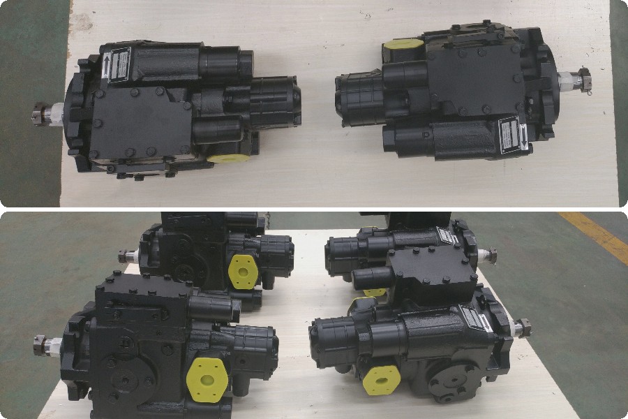 Sugar beet harvester hydraulic transmission system