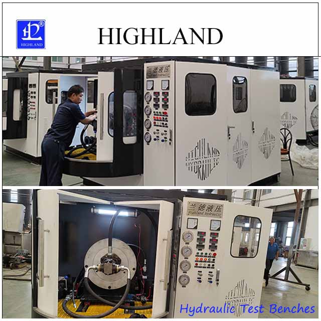 Hydraulic test bench for pumps