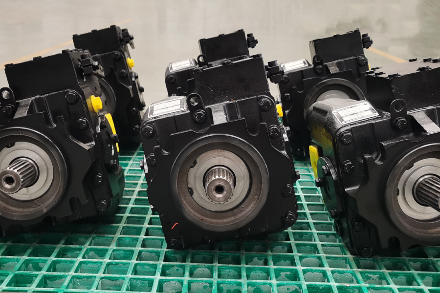 Overload test hydraulic piston pump