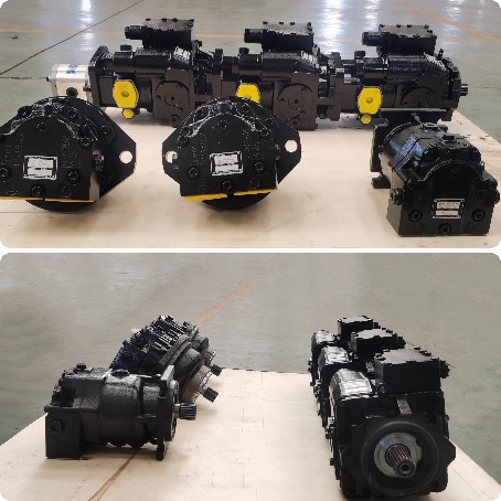 Series connectable pump hydraulic pump motor system