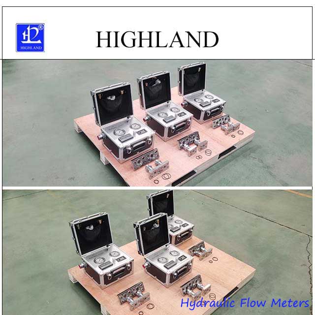 Data display flow pressure tester for roller