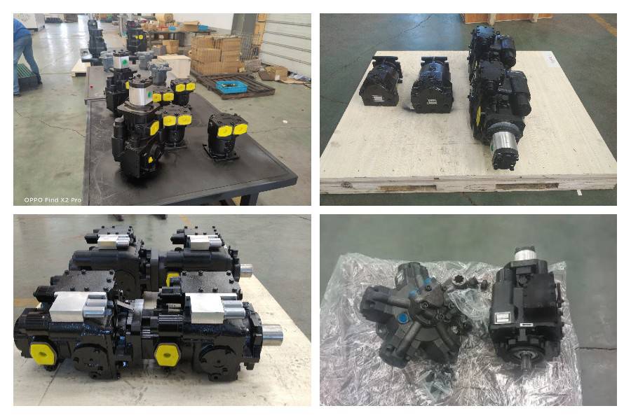 Agricultural machinery hydraulic pump motor system