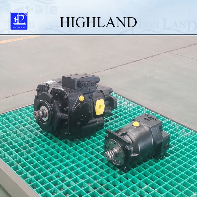 Harvester high pressure hydraulic pump