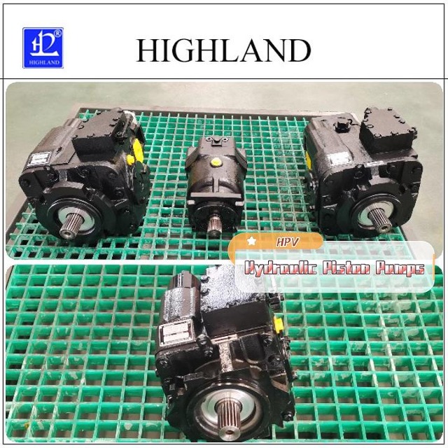 Combine harvester hydraulic pump