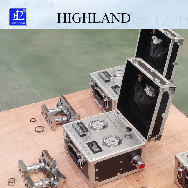 Hydraulic tester data display