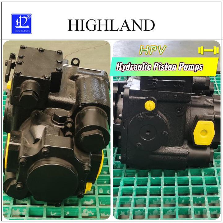 Combine hydraulic pump can be connected in series pump