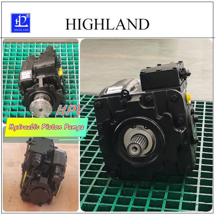 Hydraulic piston pump specially designed for cement mixer trucks