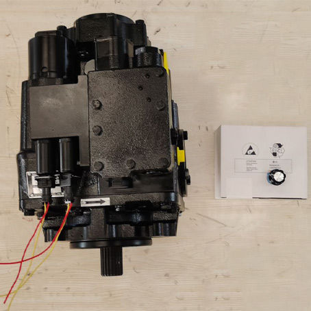 Hydrostatic drive axial piston pump customization