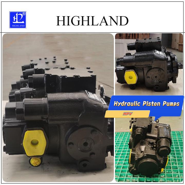 Road roller hydraulic pump