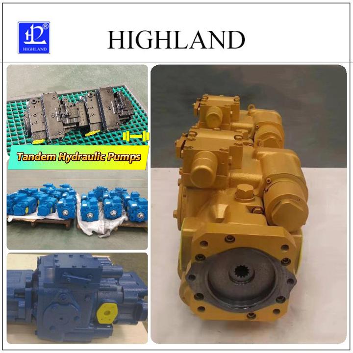 Harvester hydraulic pump