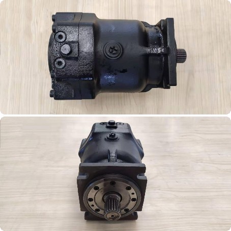 Grape harvester hydraulic pump motor