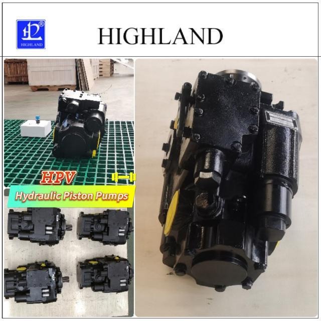 Rice harvester hydraulic pump