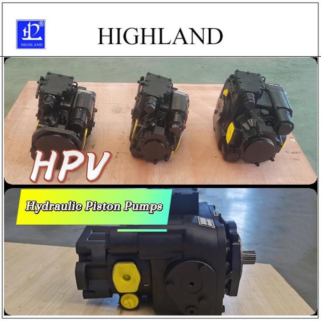 Agricultural machine hydraulic piston pump