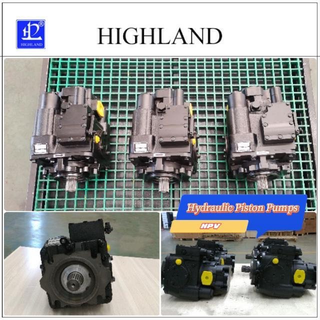 Cement mixer hydraulic pumps