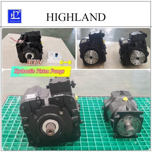 Cement mixer hydraulic piston pumps