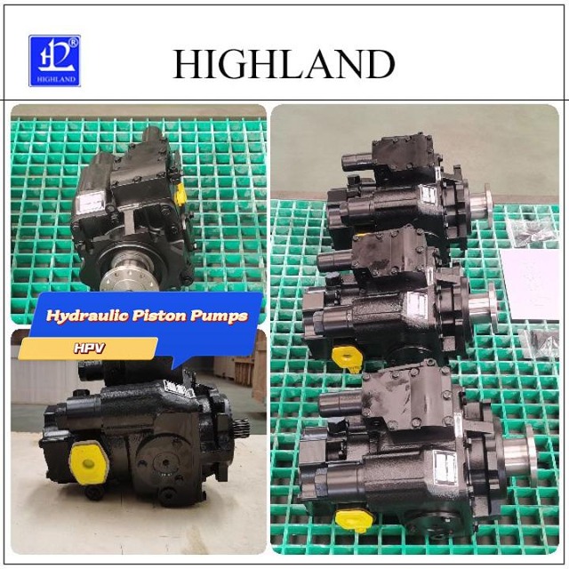 Mixer hydraulic plunger pump