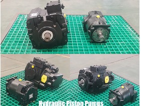 Harvester hydraulic plunger pump