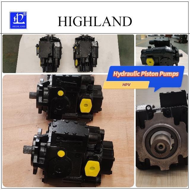 Concrete mixer hydraulic plunger pump