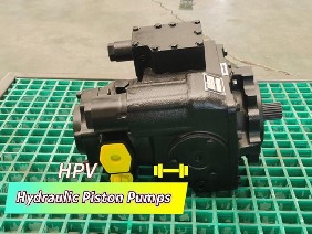 Piston pump for concrete mixer