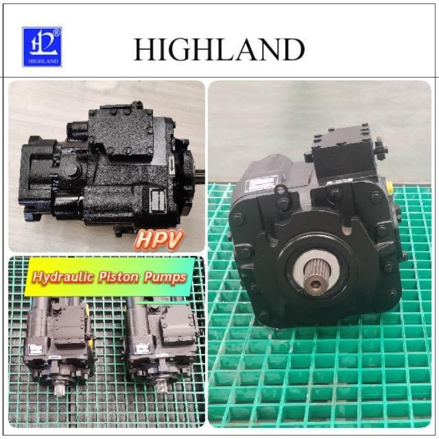 Rice harvester hydraulic plunger pump