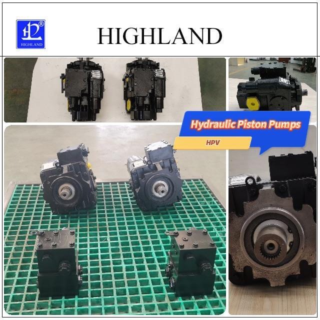 Hydraulic pump for harvester